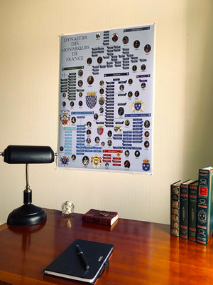 Affiche - Dynasties des Monarques de France Dynastie
